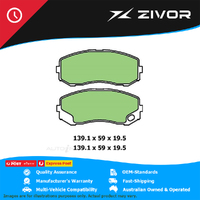 PROTEX Ultra Brake Pads - Front For MITSUBISHI FUSO CANTER FE 4M50 #DB2158CP