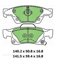 New PROTEX Brake Disc Ultra Pad Set - Rear For Jeep Grand Cherokee DB3175CP