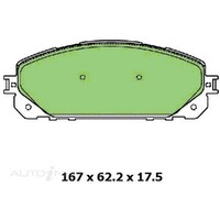 New PROTEX Brake Disc Ultra Pad Set - Front For Jeep Cherokee 2014-2017 DB3187CP