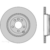 New PROTEX Brake Disc Ultra Rotor - Rear For Range Rover Sport 2009-2013 DR1011