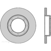 New PROTEX Brake Disc Ultra Rotor - Rear For Renault Master 2013-2021 DR1045