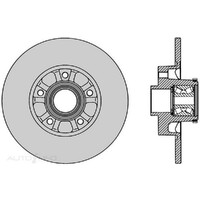 New PROTEX Brake Disc Ultra Rotor - Rear For Mitsubishi Express 2020-2021 DR1079