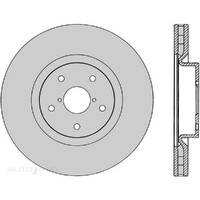 PROTEX Brake Disc Ultra Rotor-Front with 114.3mm PCD For Subaru IMPREZA DR12525