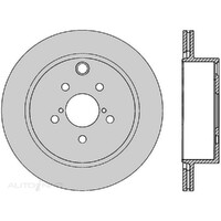 New PROTEX Brake Disc Ultra Rotor For Subaru Forester 2013-2018 DR1328