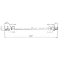 New PROTEX Hydraulic Hose - Front For Mitsubishi Express 1981-1982 H1383