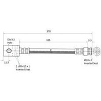 New PROTEX Hydraulic Hose - Front For Nissan Patrol 1989-1997 H1715