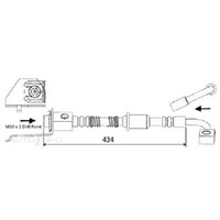 New PROTEX Hydraulic Hose - Rear For Ford LTD 2005-2007 H1904