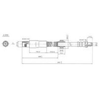 New PROTEX Hydraulic Hose - Front For Peugeot 306 1993-2003 H3340