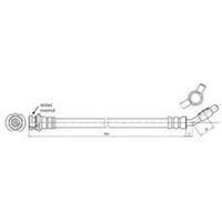 New PROTEX Hydraulic Hose - Front For Scania R500 2005-2010 H3802