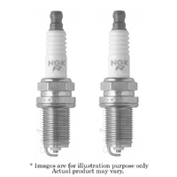 2x New NGK Standard M14x1.25 Resistor with 1 Year Warranty Spark Plug LFR7A