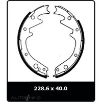 New PROTEX Drum Brake Shoe For Toyota Corona 1967-1970 N1044