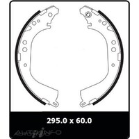 New CLUTCHBRAKE Brake Shoes - Rear For Nissan Patrol 1989-2017 N1668