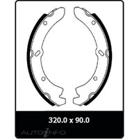 New PROTEX Brake Shoes - Rear For Mazda T4000 1989-2001 N3109