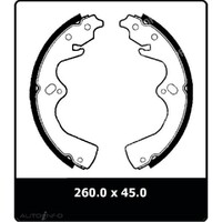 New PROTEX Brake Shoes - Rear For Kia Sportage 1996-2010 N3185