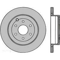 New PROTEX Brake Disc Rotor For Mercedes Benz X250d 2017-2021 PDR1292H