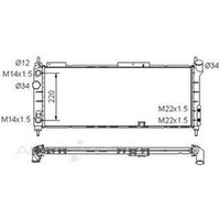 New PROTEX Radiator For Holden Barina 1994 - 2001 RADH010