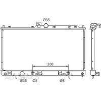 New PROCOOL Radiator For Mitsubishi Outlander 2004-2006 RADM242P