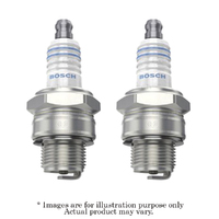 2x New BOSCH M14x1.25mm Non-Resistor Spark Plug with 1 Year Warranty W8AC