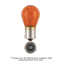 New NARVA Bayonet Incandescent 12V 21W Amber Bsae BAU15s Standard Globe 17384BL