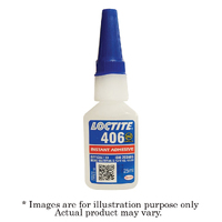 New LOCTITE 406 Instant Adhesive Low Viscosity Rubbers & Plastics 25ml 265606