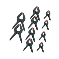 New TOLEDO Flexible Jaw Spring Clamp Set - 10 Pc 301656