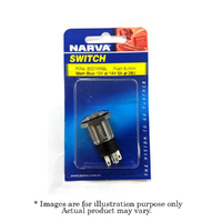 New NARVA Blue LED Illuminated Momentary 19mm Push Button Switch 60074MBL
