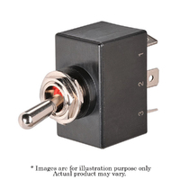 NARVA 12V Non Illuminated Waterproof Heavy Duty 25A DPDT Toggle Switch 60293BL