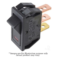 New NARVA 12V Red LED Illuminated 20A Off/On SPST Rocker Switch 62003BL