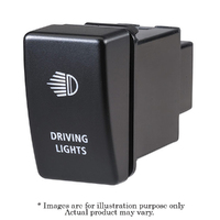 NARVA Style Blue LED Illuminated Driving Light Push Switch Fits Holden 63328BL