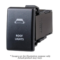 NARVA Style 12V Blue LED Illuminated Roof Light Push Switch Fits Holden 63344BL