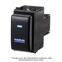 NARVA Style 12V Blue LED Illuminated Off/On SPDT Push Switch Fits Nissan 63372BL