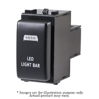NARVA Style 12V Blue LED Illuminated LED Light Push Switch Fits Nissan 63374BL