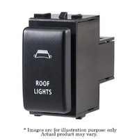 NARVA Style 12V Blue LED Illuminated Roof Light Push Switch Fits Nissan 63380BL