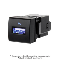 NARVA OE Style Blue Illumination USB Button Switch Actuator Fits Toyota 63411BL