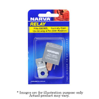 New NARVA 12V Resistor Mini Silver Normally Open 50A 4 Pin Relay 68008BL