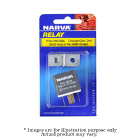 NARVA 24V Mini Silver Change Over 30/20A 5 Pin Relay - Diode Protected 68056BL