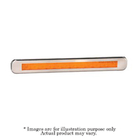 New NARVA 9-33V Stainless Steel Cover LED Amber Rear Indicator Lamp 93902BL