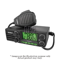 New UNIDEN 12/24V 80 Channel UHF with LCD Display & Speakers UH5050