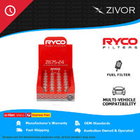 New RYCO Premium Efficient Flow Quality Fuel Filter 6x8mm Thread 24 Pcs Z675-24