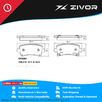 PREMIER Ceramic DB2264 Brake Pads For HOLDEN MALIBU CD, CDX EM 2.4L LE9 #CP2264