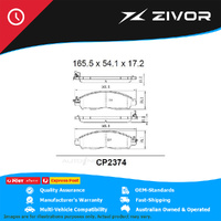 PREMIER Ceramic DB2374 Brake Pads For NISSAN NAVARA 2.3L YS23DDTT (M9T) #CP2374