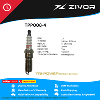 New TRI-POWER OE Technology Premium Platinum Spark Plug 4 Pack #TPP008-4