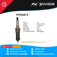 New TRI-POWER OE Technology Premium Platinum Spark Plug 4 Pack #TPP009-4
