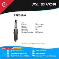 New TRI-POWER OE Technology Premium Platinum Spark Plug 4 Pack #TPP011-4
