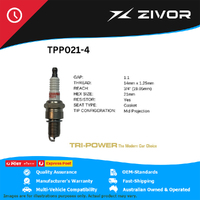 New TRI-POWER OE Technology Premium Platinum Spark Plug 4 Pack #TPP021-4