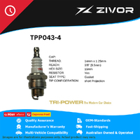 New TRI-POWER OE Technology Premium Platinum Spark Plug 4 Pack #TPP043-4