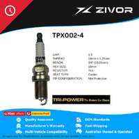 New TRI-POWER OE Technology Iridium Spark Plug 4 Pack #TPX002-4