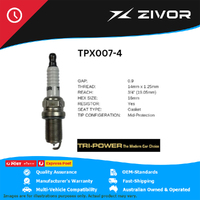 New TRI-POWER OE Technology Iridium Spark Plug 4 Pack #TPX007-4