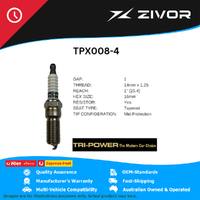 New TRI-POWER OE Technology Iridium Spark Plug 4 Pack #TPX008-4