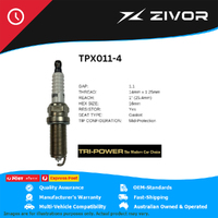 New TRI-POWER OE Technology Iridium Spark Plug 4 Pack #TPX011-4